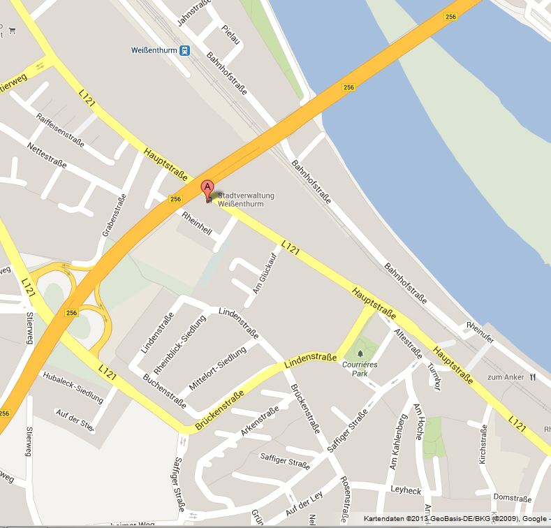 Stadtplan bei google